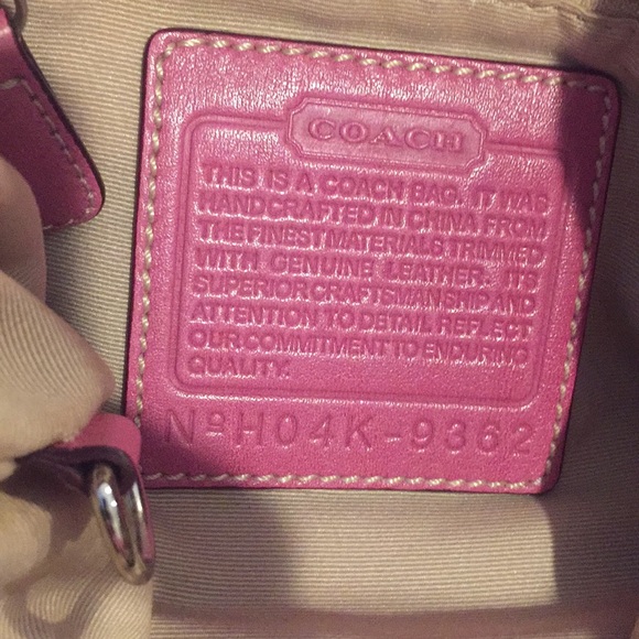 Coach pink Shoulder bag - Picture 4 of 7
